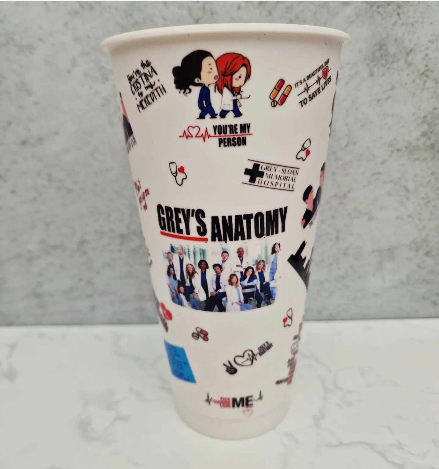 Greys Anatomy - 24oz Cold Cup