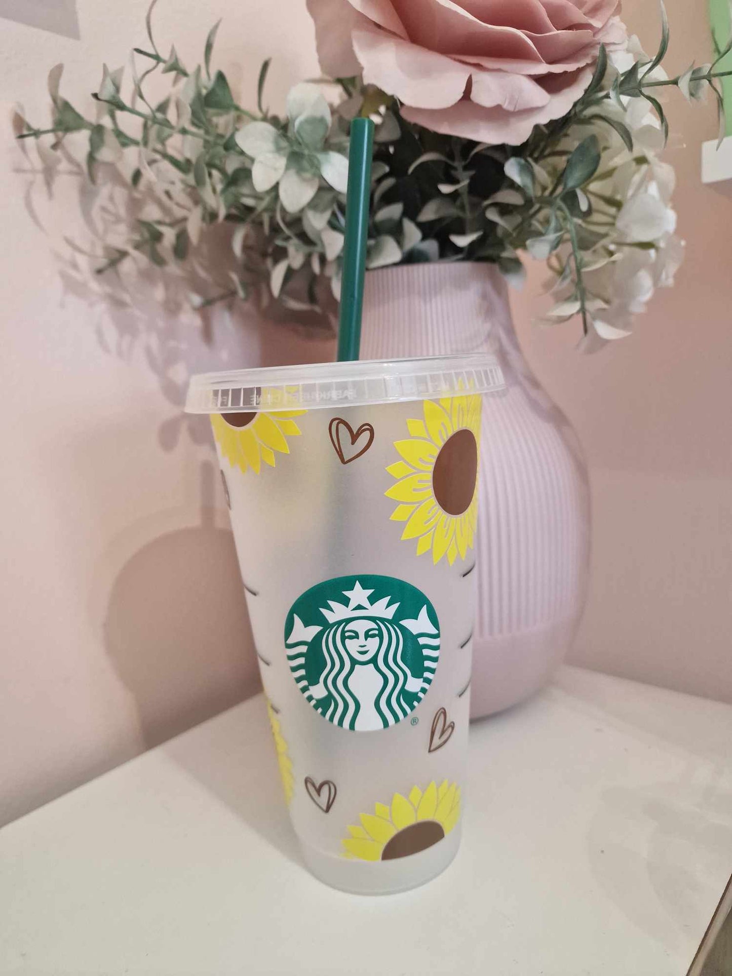 Sunflower's - Venti Starbucks Cup (24oz)