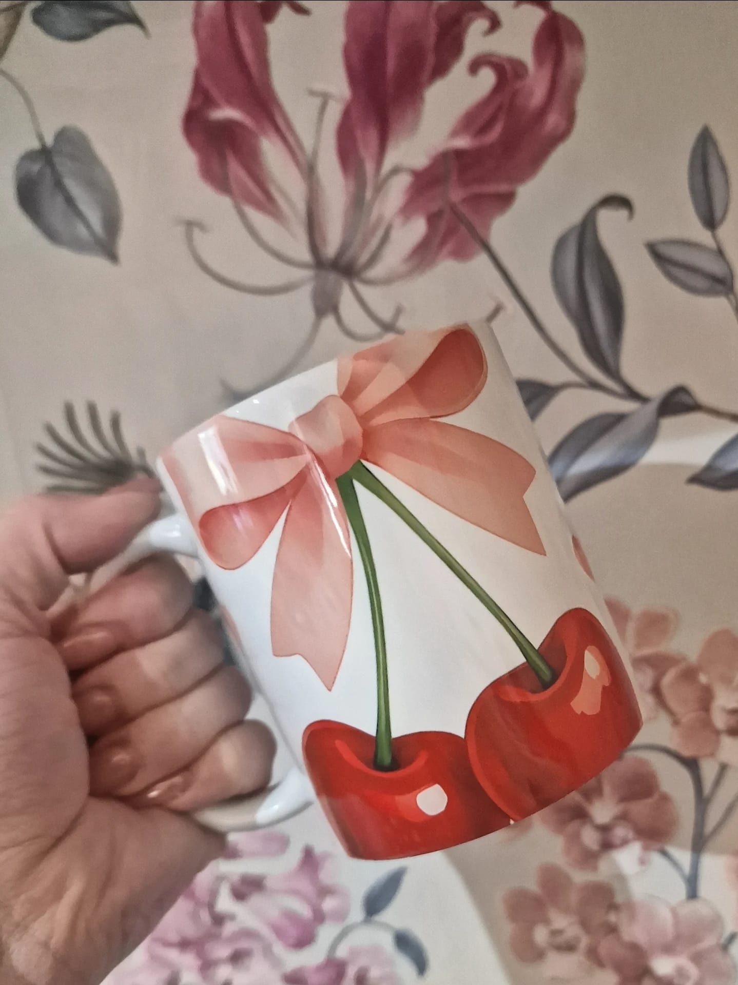 Cherries Mug - 11oz Ceramic Mug