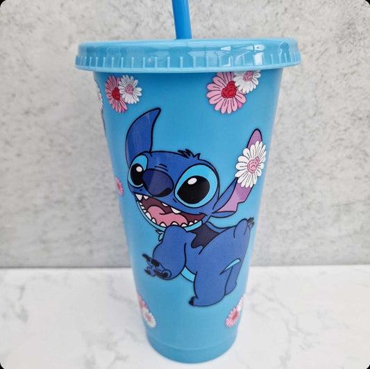 Stitch Blue - 24oz Cold Cup