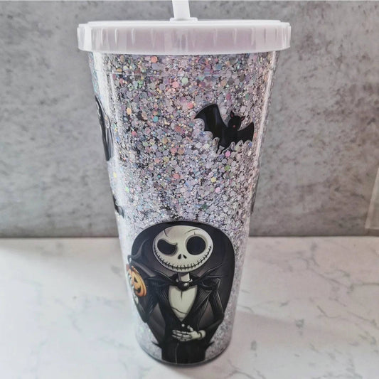 WHOOPSY 24oz Jack Skellington Plastic Tumbler