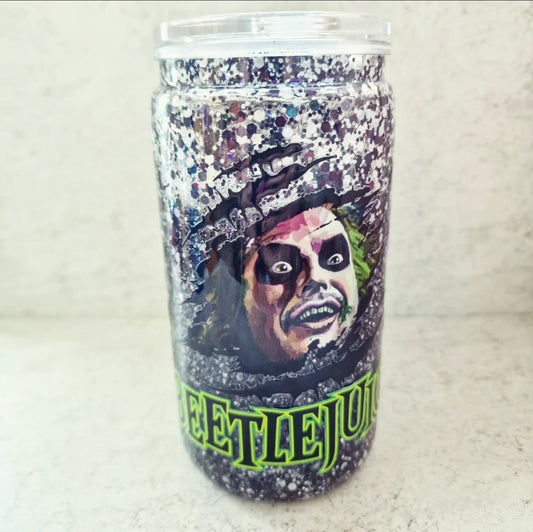 Beetlejuice -  16oz Snowglobe Acrylic Tumbler