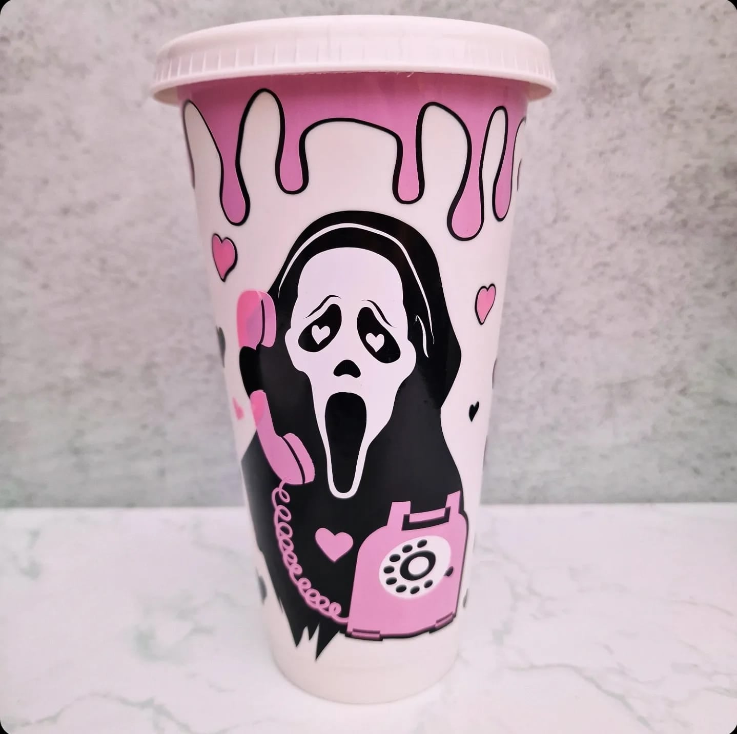Scream Vinyl - 24oz Cold Cup