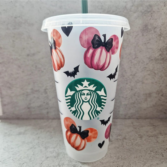 Spooky Mickey - Venti Starbucks Cup (24oz)