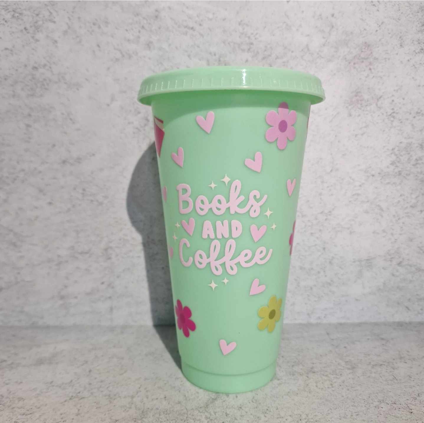 Books and Coffee - 24oz Cold Cup