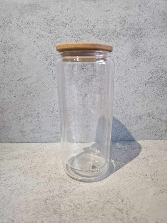 16oz Glass Snow Globe - Personalised Cup