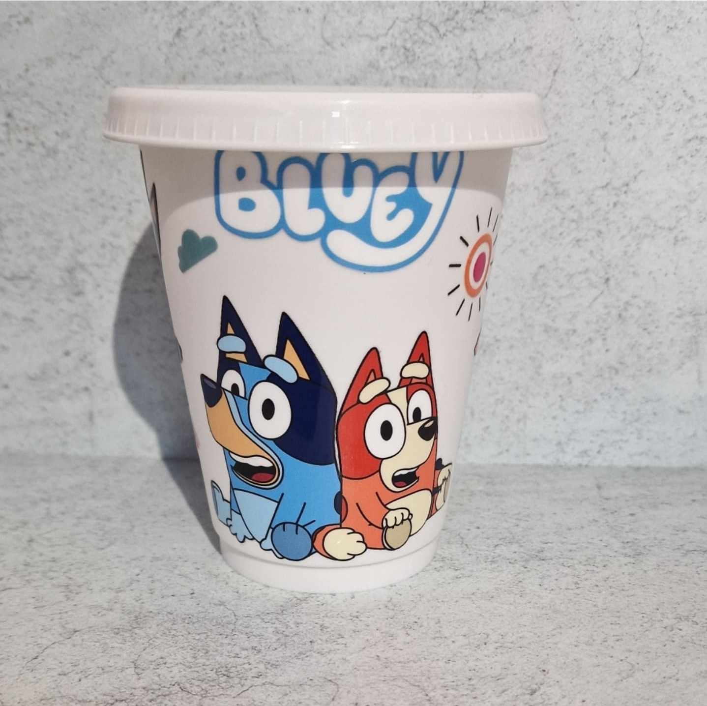 Bluey - 16oz Cold Cup (White)