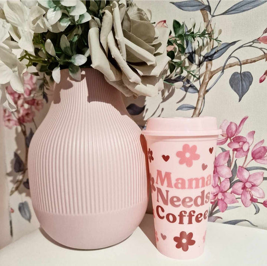 Mama Needs Coffee Neutral - 16oz Travel Cup