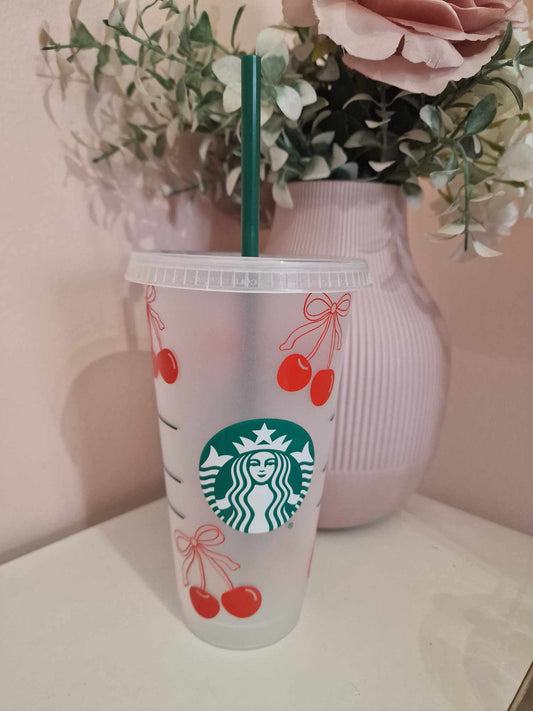 Cherries - Venti Starbucks Cup (24oz)