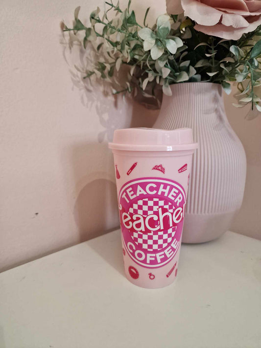 Teacher Barbie - 16oz Travel Cup