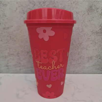Best Teacher Ever - Glass Mug and Travel Cup Set