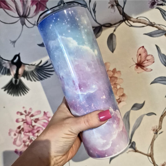 Beautiful Sky Tumbler - 20oz Tumbler with Lid/Straw