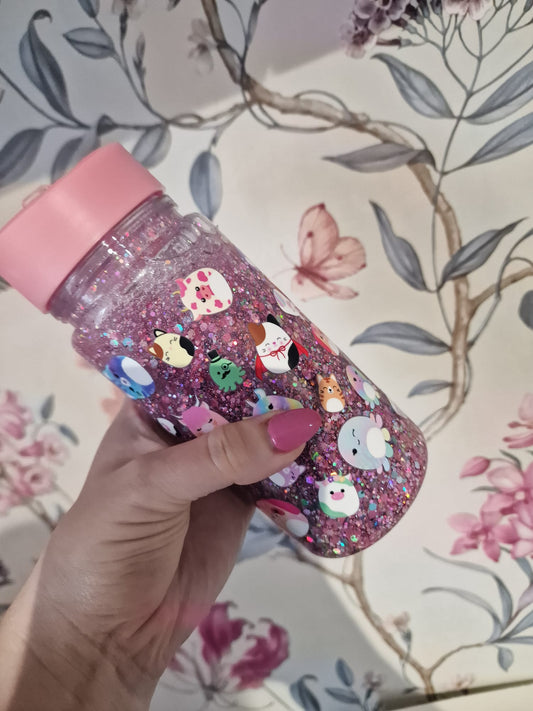 Squish Mellows Pink - 10oz Water Bottle