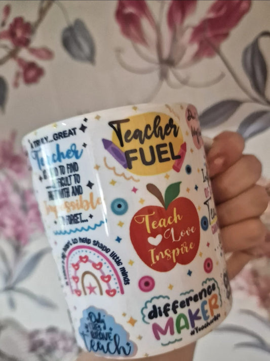 Teacher Fuel Mug - 11oz Ceramic Mug