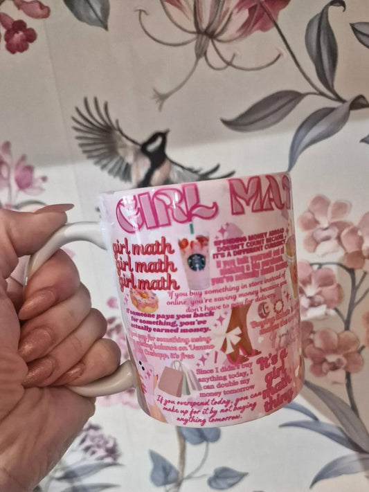 Girl Math Mug - 11oz Ceramic Mug