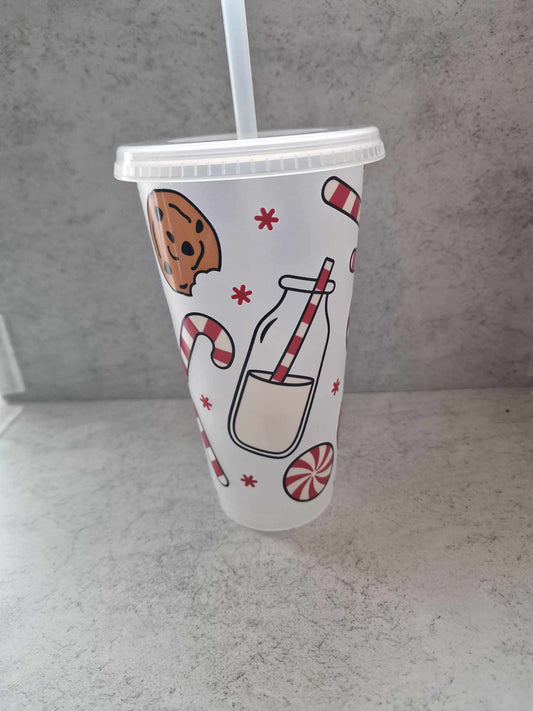 Red Santa Milk - 24oz Cold Cup