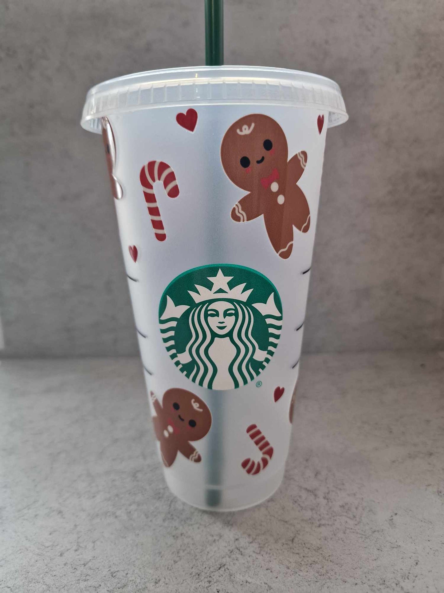 Gingerbread Man  - Venti Starbucks Cup (24oz)