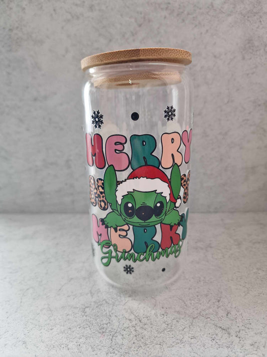 Stitch Grinchmas - Libby Glass 16oz